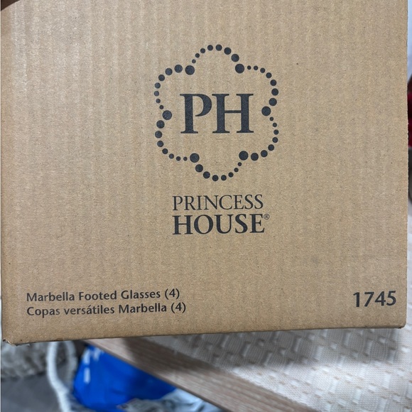 Princess House Marbella Footed Glasses Set - Picture 3 of 3